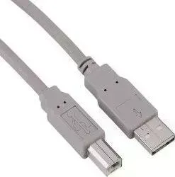 Кабель HAMA H-29195 00029195 USB A(m) USB B(m) 5м серый