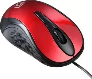 Ноутбук OKLICK Мышь 385M черный/красный оптическая (1000dpi) USB для а (3but)