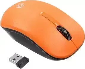 Мышь OKLICK 525MW оранжевый оптическая (1000dpi) беспроводная USB (2but)