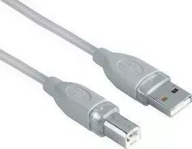 Кабель HAMA H-45021 00045021 USB A(m) USB B(m) 1.8м серый
