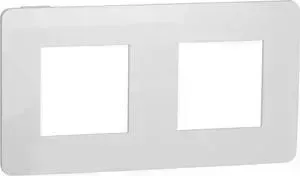 Рамка Schneider Electric 2-постовая Unica New NU280418