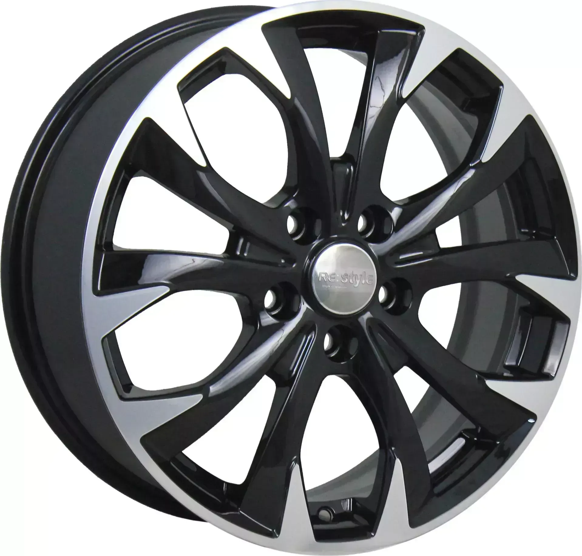 Диск автомобильный КиКРеплика КС740 КиК 7X17/5X114.3 ET53 D67.1 алмаз-черный
