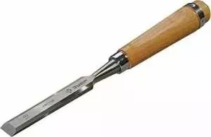 Стамеска-долото ЗУБР ;Эксперт; с деревянной ручкой хромованадиевая 6мм (18096-06)