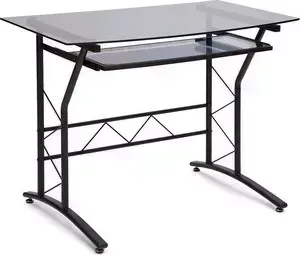 Стол компьютерный TetChair ST-F1018 стекло тонированное