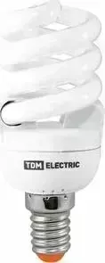 Лампа TDM ELECTRIC энергосберегающая КЛЛ-FST2-9 Вт-2700 К-Е 14 (32x99 мм)
