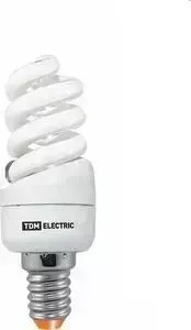 Лампа TDM ELECTRIC энергосберегающая КЛЛ-FST2-9 Вт-4000 К-Е 14 КОМПАКТ (35x95 мм)