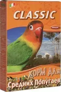 Корм Fiory Classic для средних попугаев 650г