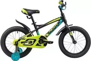 Велосипед NOVATRACK 16; TORNADO алюм. черный 16"