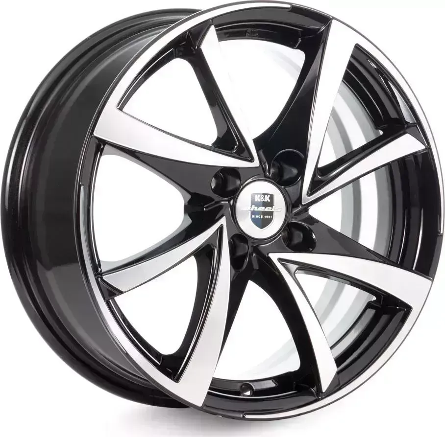 Диск автомобильный КиК Игуана (КС546)6,5\R15 4*100 ET40d60,1Алмаз-черный[] 6,5//R15
