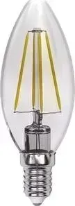 Лампа UNIEL светодиодная филаментная (UL-00005899) E14 13W 3000K прозрачная LED-C35-13W/3000K/E14/CL PLS02WH