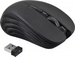 Мышь OKLICK 545MW черный/черный оптическая (1600dpi) беспроводная USB (3but)