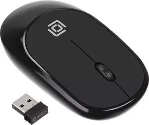 Мышь OKLICK 535MW черный/черный оптическая (1000dpi) беспроводная USB (2but)