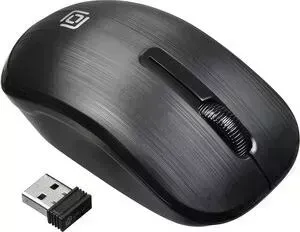 Мышь OKLICK 525MW черный оптическая (1000dpi) беспроводная USB (2but)