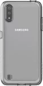 Чехол (клип-кейс) SAMSUNG для Galaxy A01 araree A cover прозрачный (GP-FPA015KDATR)