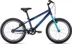 Велосипед Altair MTB HT 20" 1.0 (2020) 10.5" темно-синий/бирюзовый