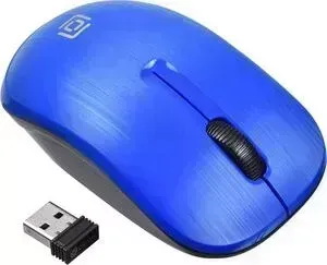 Мышь OKLICK 525MW синий оптическая (1000dpi) беспроводная USB (2but)
