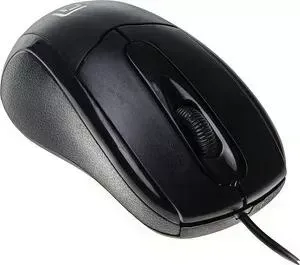 Мышь OKLICK 305M черный оптическая (1000dpi) USB (2but)