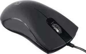 Мышь OKLICK 375M черный оптическая (1000dpi) USB (2but)