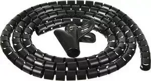 Кабельный органайзер BURO BHP CG202B Spiral Hose 20x2000mm Black