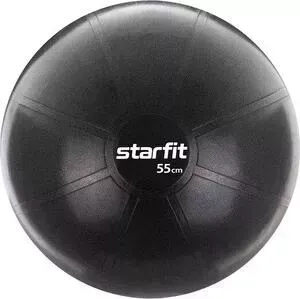 Фитбол Starfit PRO GB-107 55 см, 1100 гр, без насоса, чёрный (антивзрыв)