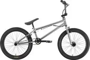Велосипед STARK Madness BMX 3 (2021) серебристый/черный one size