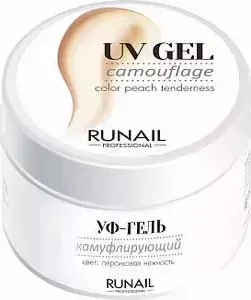 Камуфлирующий УФ-гель Runail 3450 персиковая нежность 15 г