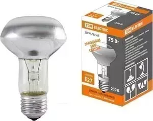 Лампа TDM ELECTRIC накаливания зеркальная R63-75 Вт-230 В-Е 27