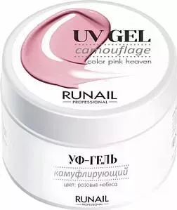 Камуфлирующий УФ-гель Runail 3447 розовые небеса 15 г