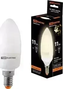 Лампа TDM ELECTRIC энергосберегающая КЛЛ-С-11 Вт-2700 К-Е 14(mini)
