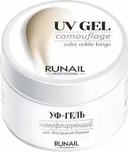 Камуфлирующий УФ-гель Runail 3446 благородный бежевый 15 г