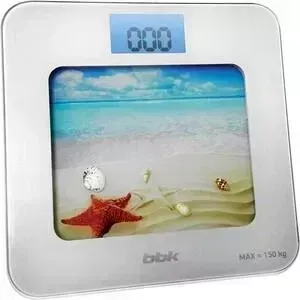 Весы напольные BBK BCS7001 white/blue