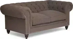 Диван TetChair Chesterfield (mod. 5137-40) серый/ AJ808-12
