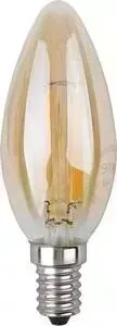 Лампа ЭРА светодиодная E14 9W 2700K золотая F- B35-9W-827-E14 gold Б0047034