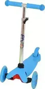 Самокат EVO Kids M-5 blue со светящимися колесами