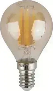 Лампа ЭРА светодиодная филаментная E14 7W 2700K золотая F- P45-7W-827-E14 gold Б0047016