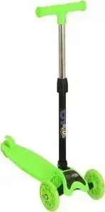 Самокат EVO Kids M-5 D green со светящимися колесами