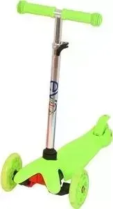 Самокат EVO Kids M-5 green со светящимися колесами