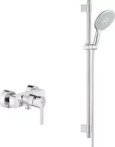 Смеситель для душа Grohe Lineare с душевым гарнитуром, хром (33865001, 27750000)