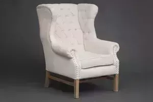 Кресло TetChair Langley (mod. CC1518) слоновая кость/ Miss-01