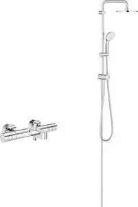 Термостат для ванны Grohe Grohtherm 1000 с душевым гарнитуром, хром (34215002, 27389002)