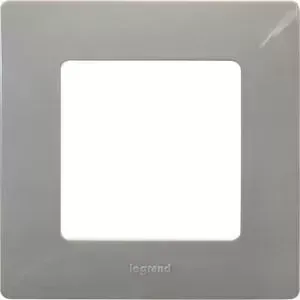 Рамка Legrand 1-постовая Etika светлая галька 672521