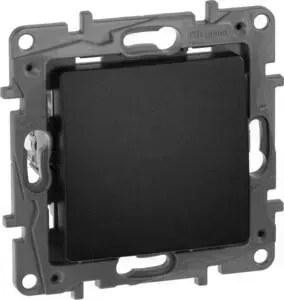 Переключатель Legrand одноклавишный промежуточный Etika 10A 250V антрацит 672609