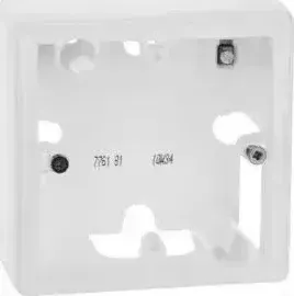 Коробка Legrand накладного монтажа 1-постовая Galea Valena белая 776181