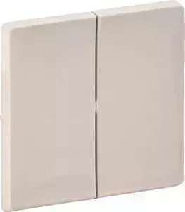 Лицевая панель Legrand Valena Life выключателя двухклавишного слоновая кость 755021