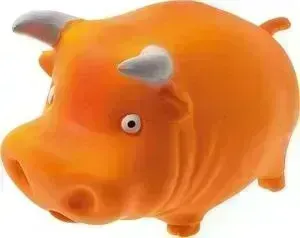 Игрушка ZooOne латекс L-416 ;Бычок; 9 см