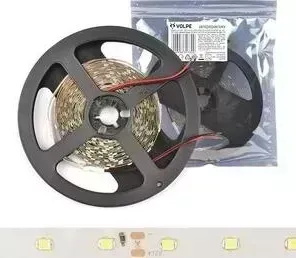 Лента VOLPE Светодиодная (UL-00001341) 4,8W/m 60LED/m 2835SMD холодный белый 5M ULS-Q921 2835-60LED/m-8mm-IP20-DC12V-4,8W/m-5M-DW