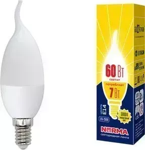 Светодиодная лампа VOLPE LED-CW37-7W/NW/E14/FR/NR