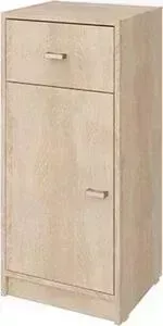 Тумба Олимп Тифани-15 дуб сонома / ДВПО белый