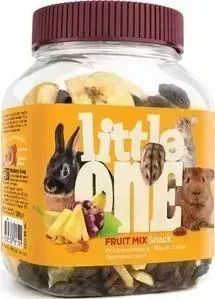 Лакомство Little One Fruit Mix Snack фруктовая смесь для всех видов грызунов 200г
