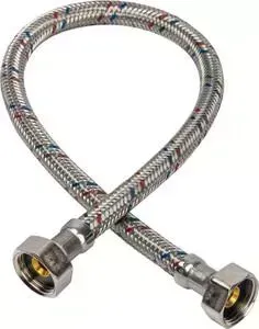 Подводка для воды STOUT в стальной оплетке, 1/2 гайка/гайка, 40 cм (SHF 0115 081515)